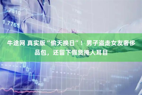 牛途网 真实版“偷天换日”！男子盗走女友奢侈品包，还留下假货掩人耳目